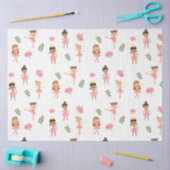 Ballet Roze Ballerina's Dancing Pattern Tissuepapier (Craft)