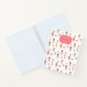 Ballet Roze Ballerina's Dansend Patroon Meisje Notitieboek (Binnen)