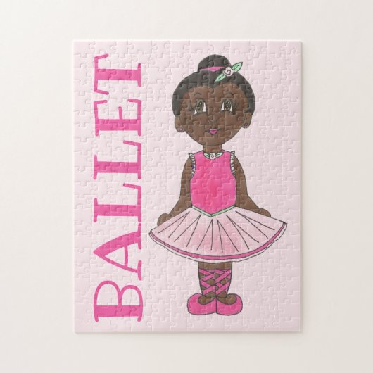 BALLET Roze Tutu Ballerina Girl Dance Overweging Legpuzzel (Verticaal)