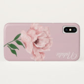 Ballet roze ventilator iPhone X Hoesje (Achterkant (horizontaal))