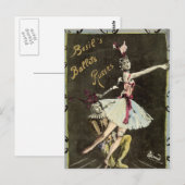 Ballet Russe Dancers Briefkaart (Voorkant / Achterkant)