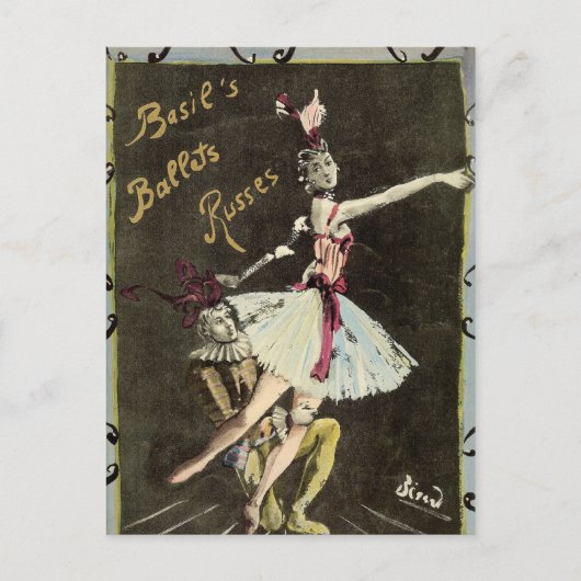 Ballet Russe Dancers Briefkaart (Voorkant)