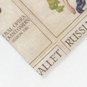 Ballet Russe Montage Fleece Deken (Hoek)