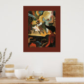Ballet Russes ~ Russian Ballet ~1912 ~August Macke Poster (Keuken)