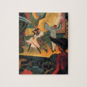 Ballet Russes, Russian Ballet by August Macke Legpuzzel (Verticaal)