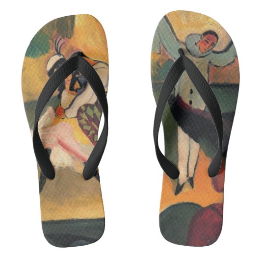 Ballet Russes, Russische ballet door August Macke Teenslippers (Voetbed)
