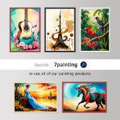 ballet schilderij dans meisje ballerina waterverf poster