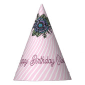 Ballet schoen bloemen feesthoedjes (Voorkant)