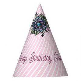 Ballet schoen bloemen feesthoedjes