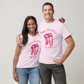 Ballet Schoenen Ballerina Dans Gelukkig Verjaardag T-shirt (Unisex)