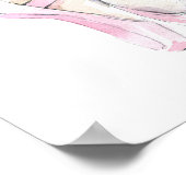 Ballet schoenen ballet slippertjes poster (Hoek)