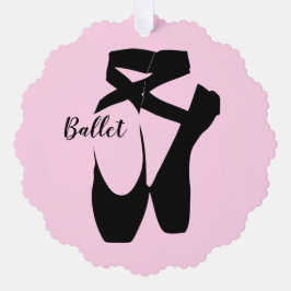 Ballet Schoenen Design Papier Ornament Kaart
