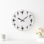 Ballet School Ballerina Dance Wall klok (Huis)