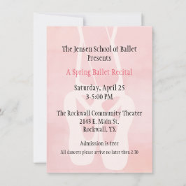 Ballet School Dance - Uitnodiging tot overweging