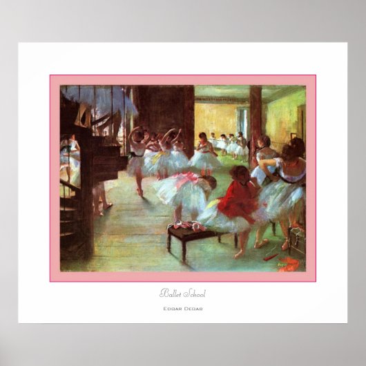 Ballet School~ Edgar Degas Poster (Voorkant)