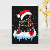 Ballet Scute Ss Cute Sss Christmas Lights Santa Ba Kaart (Gele Bloem)