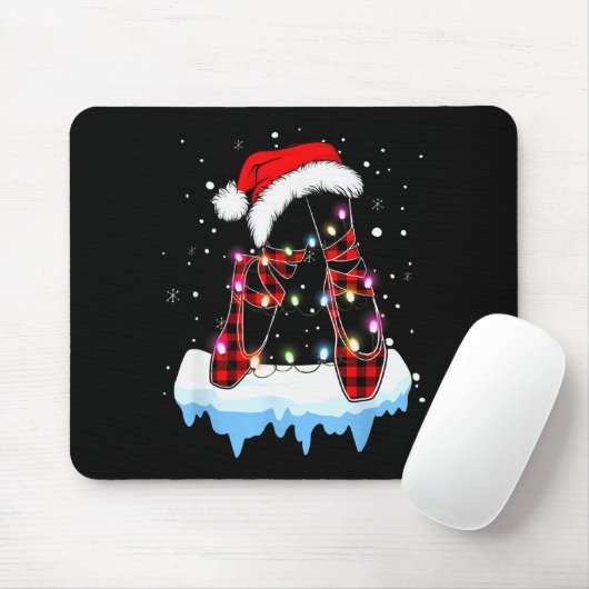 Ballet Scute Ss Cute Sss Christmas Lights Santa Ba Muismat (Met muis)