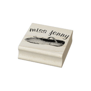 Ballet Shoe Dance Teacher Speciaal Ballerina Rubberstempel