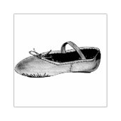 Ballet Shoe Slipper Ballerina Dance Class Teacher Rubberstempel (Afrduk)