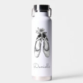 Ballet Shoes Hand Drawn  Waterfles (Voorkant)