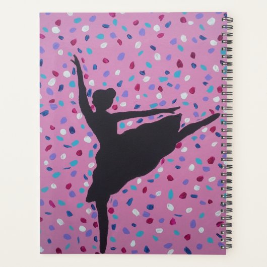 Ballet Silhouette Planner (Achterkant)