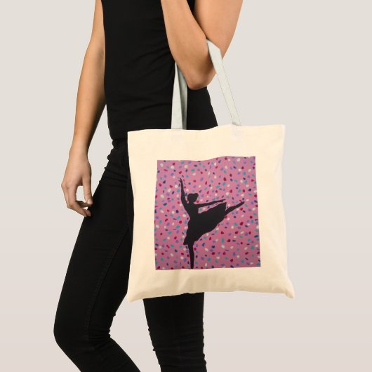 Ballet Silhouette Tote Bag (Voorkant (product))