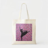 Ballet Silhouette Tote Bag (Voorkant)