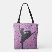 Ballet Silhouette Tote Bag (Achterkant)