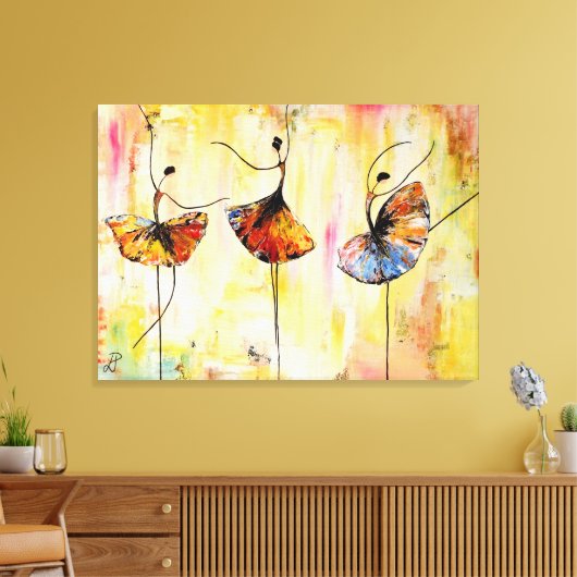 Ballet Sinfonietta Canvas Afdruk (Insitu (Woonkamer))