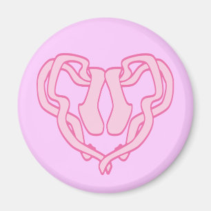 Ballet Slipper Heart Magneet