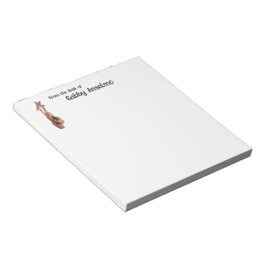 Ballet Slipper Notitieblok (Schuin)