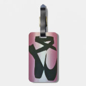 Ballet Slippers Aanpasbare Bagage Label (Achterkant verticaal)