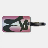 Ballet Slippers Aanpasbare Bagage Label (Achterkant horizontaal)