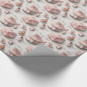 Ballet Slippers and Tutus in Soft Pink Elegance Cadeaupapier (Hoek)