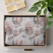 Ballet Slippers and Tutus in Soft Pink Elegance Tissuepapier (Geschenk)