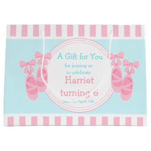 Ballet Slippers Ballerina Birthday Party Groot Cadeauzakje