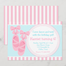 Ballet Slippers Ballerina Birthday Party