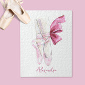Ballet Slippers Custom Name or Text Legpuzzel