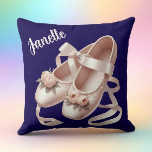 Ballet Slippers met Lint & Pioen Versiering Kussen