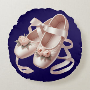 Ballet Slippers met Lint & Pioen Versiering Rond Kussen