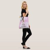 Ballet Slippers Persoonlijk Prima Pointe Roze Tote Bag (Op model)