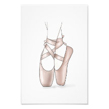 Ballet Slippers Poster Ballet Showmeisjes