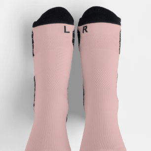 Ballet Slippers Roze Effen Kleur Sokken