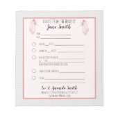 Ballet Slippers School Note 1 Notitieblok (Voorkant)