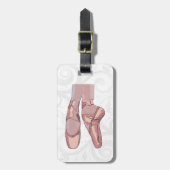 Ballet Slippers Teenschoen Bagagelabel (Voorkant verticaal)
