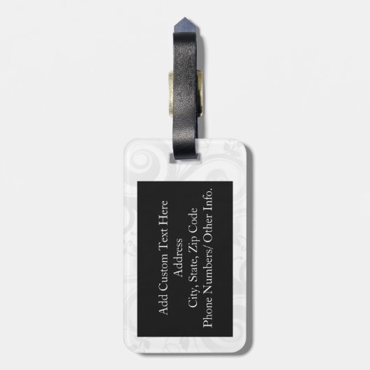 Ballet Slippers Teenschoen Bagagelabel (Achterkant verticaal)