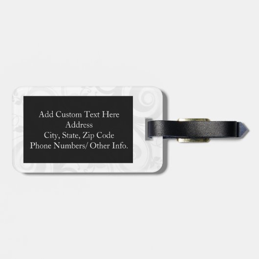 Ballet Slippers Teenschoen Bagagelabel (Achterkant horizontaal)