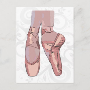 Ballet Slippers Teenschoen Briefkaart