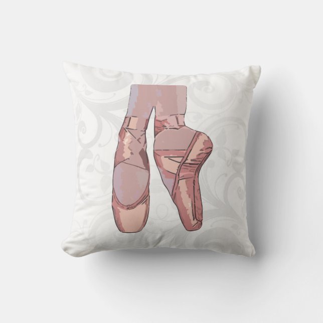 Ballet Slippers Teenschoen Kussen (Voorkant)