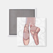 Ballet Slippers Teenschoen Magneet (Voorkant / Achterkant)
